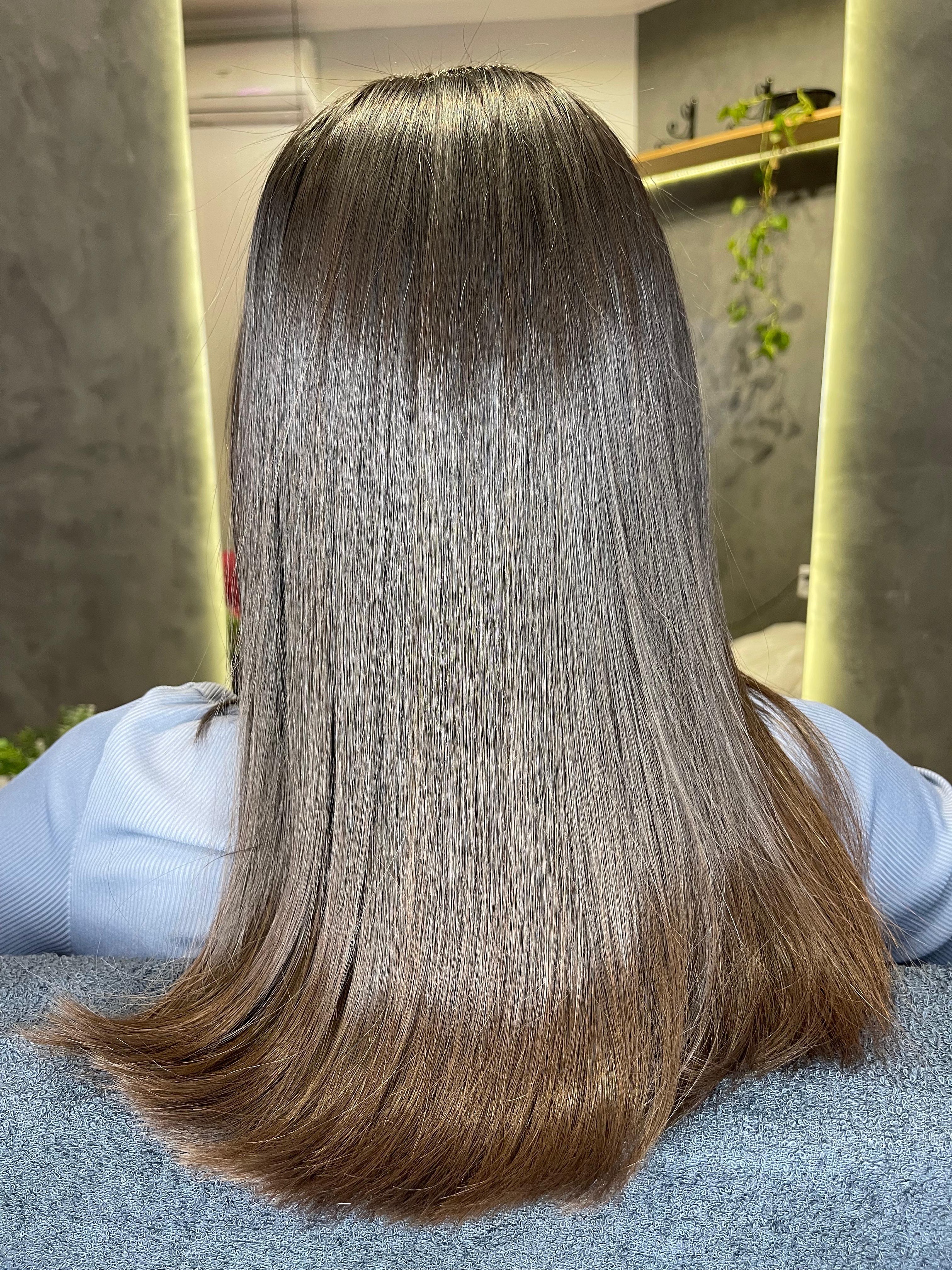 Resultado da progressiva em Sorocaba - cabelo liso e sedoso